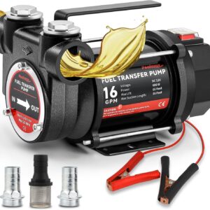 KRAVETTO 40 LPM 12V DC Fuel Transfer Pump With 10mtr Head & 5 mtr Suction